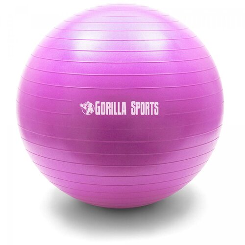 Gorilla Sports Lopta za vežbanje 75 cm ljubičasta Slike