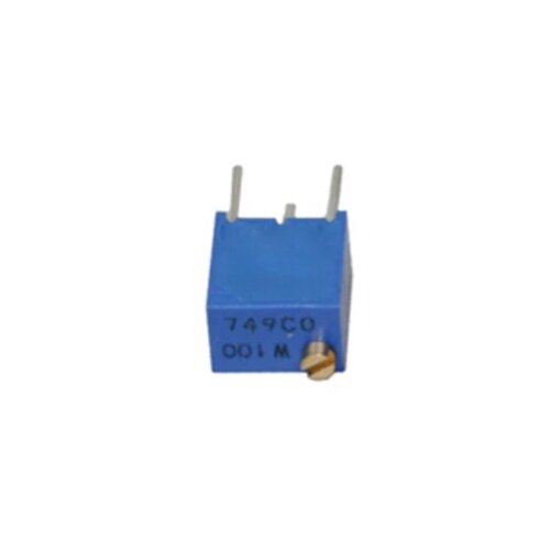 Bourns cermet trim potenciometar, 12 okretaja, 50 k&amp;omega;, 0,25 w, tht, gore, 3266W-1-503 cermet trimer linearno 0.25 w 50 kΩ 4320 &amp;deg; 1 st. Slike