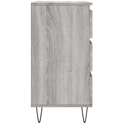 VidaXL Komoda sivog hrasta sonome 60x35x70 cm od konstruiranog drva Slike