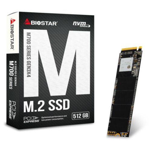 Biostar 512GB SSD, M.2, NVMe PCI-E Gen3x 4,... Cijene