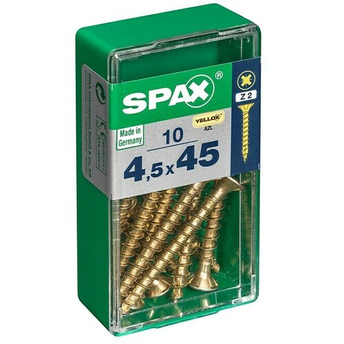 SPAX Univerzalni vijak (4,5 x 45 mm, Puni navoj, 10 Kom.) Cijene