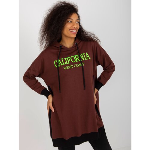 VITON Sweatshirt-VI-BL-327.70P-dark brown Slike