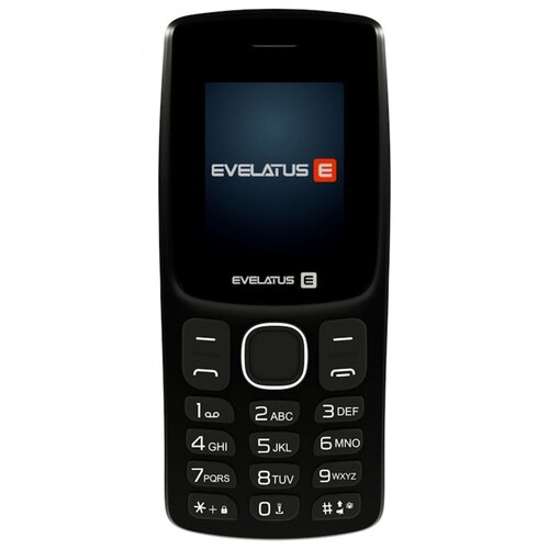 Evelatus Mobilni telefon Easy Button z dvojno sim radijsko svetilko, fotoaparatom in dolgo življenjsko dobo baterije, črna, (21207642) Cene