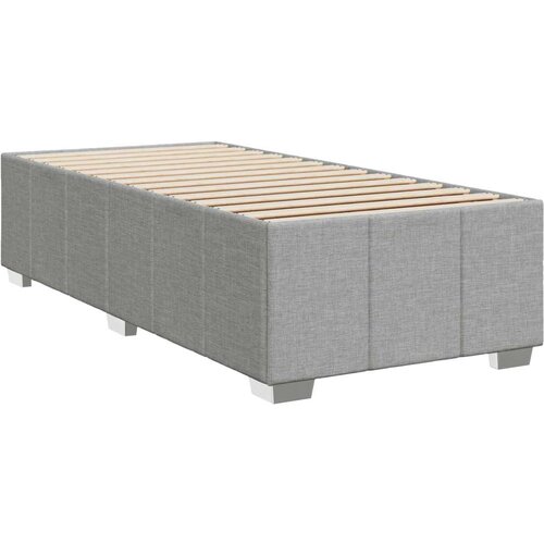VidaXL Okvir za krevet svjetlosivi 90 x 200 cm od tkanine Slike