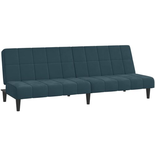Maison Chic kavč - Sofa - Kanape dvosed z ležiščem moder žamet, (21726497) Cene