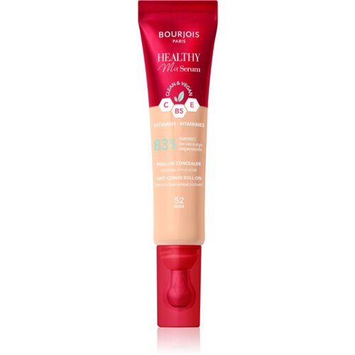 Bourjois Healthy Mix Serum Clean &amp;amp; Vegan Roll-on Concealer korektor z učinkom seruma za okoli oči 13 ml Odtenek 52 beige Slike