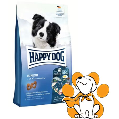Happy Dog Junior Fit&Vital 1kg, Hrana Za Mlade Pse Za Zdrav Rast Slike