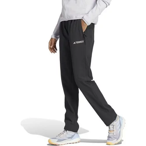 Adidas Outdoor hlače 'Liteflex' črna / bela