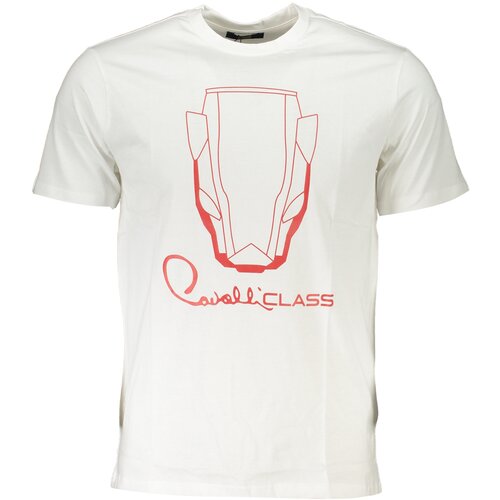 Cavalli Class MEN&#39;S SHORT SLEEVED T-SHIRT WHITE Cene