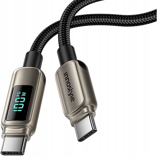 Innostyle USB-C KABEL Z ZASLONOM HITRO POLNJENJE USB TIPA C 100 W 1 M, (5000261464) Cene