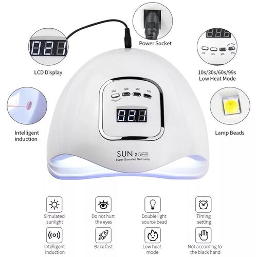 Generic Luminails, profesionalna led uv lučka za nohte, 80w, 36x dualled, (21058771) Slike
