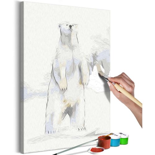 Slika za samostalno slikanje - Inquisitive Bear 40x60 Cijene