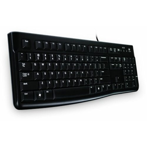 Logitech tastatura deluxe business K120 yu, crna Slike