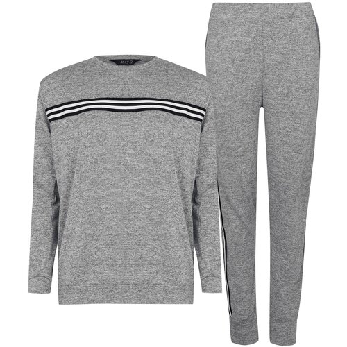 Miso Tape Striped Top and Joggers Tracksuit Loungewear Co Ord Set Cijene