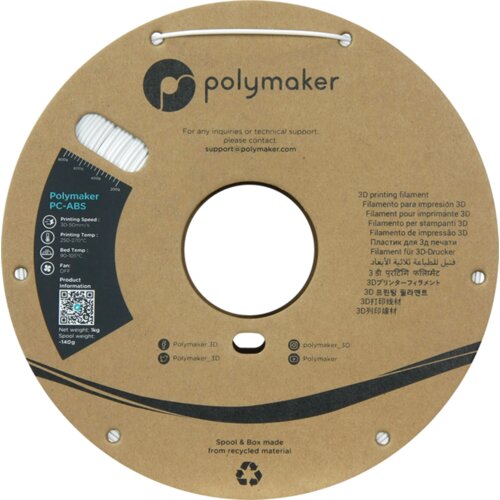 Polymaker pc-abs white - 1,75 mm Slike