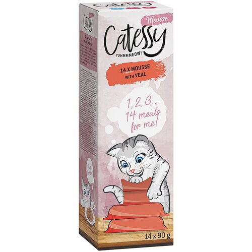 Catessy mousse u zdjelici 14 x 90 g -Teletina Cijene