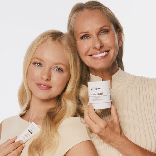 SUNEWMED+ SUNglow Anti-Aging Face Sunscreen SPF 50 krema za sončenje s pomlajevalnim učinkom SPF 50 50 ml Slike