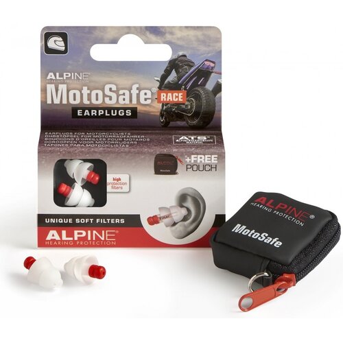  Čepki Za U&amp;scaron;esa - Za Motoriste - Motosafe Race Earplugs Alpine - Par Slike