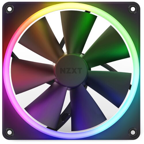 NZXT F140 RGB 140mm ventilator crni (RF-R14SF-B1) Slike