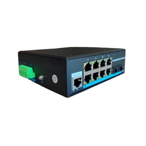 ExeLink ISG2510P upravljivi industrijski switch 8*10/100/1000 base-t ports (poe/poe+) 2*1000 base-x sfp porta Slike