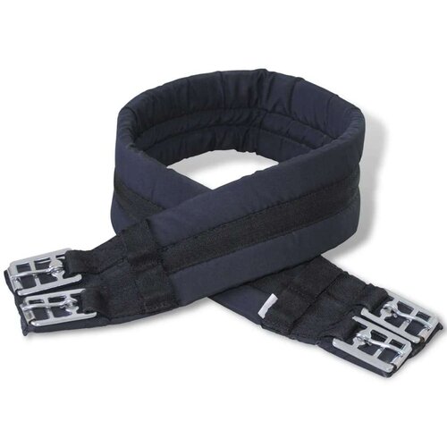 VidaXL Sedlo za Jahanje Komplet 17,5 &amp;quot; od Prave Kože Crno 12 cm 5 u 1 Slike