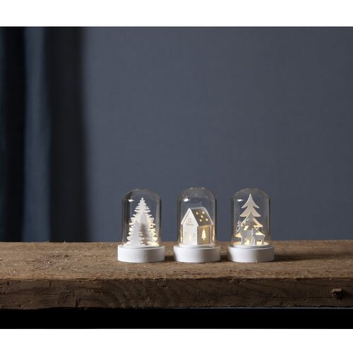 Star Trading set od 3 svjetleće led dekoracije dome, visina 8,5 cm Cijene