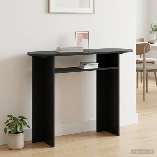  Konzolna stolica s pohranom Crni hrast 100 x 39,5 x 75 cm Cene