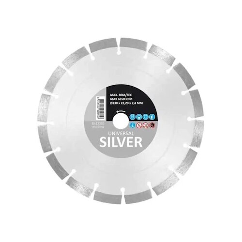 Carat DIJAMANTSKA REZNA PLOCA UNIVERZAL SILVER &Oslash;115X22.23mm STARTER Cene