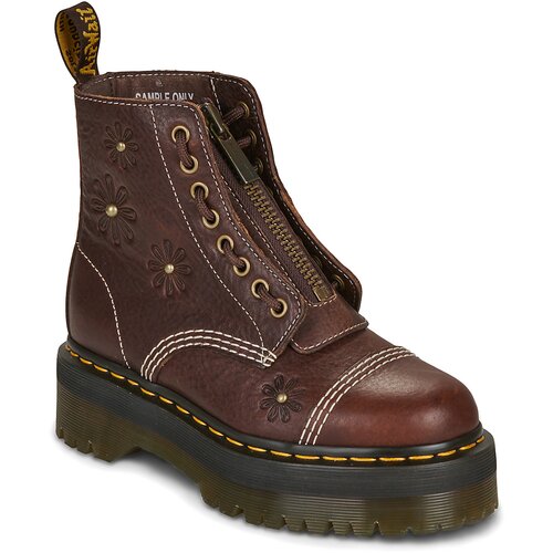 Dr. Martens Sinclair Flower Dark Brown Grizzly Smeđa Cijene