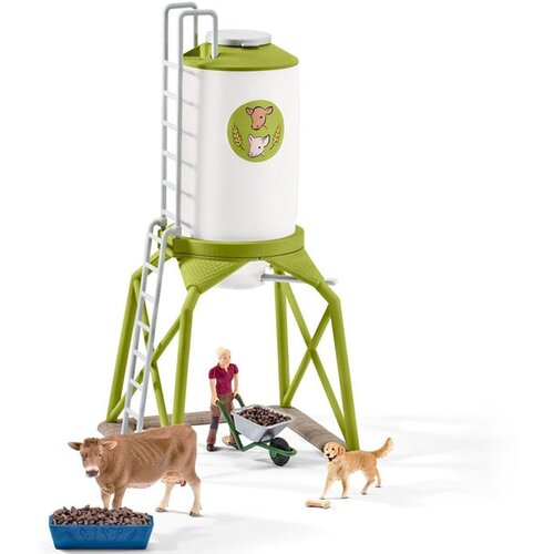 Schleich set Silos i životinje Slike