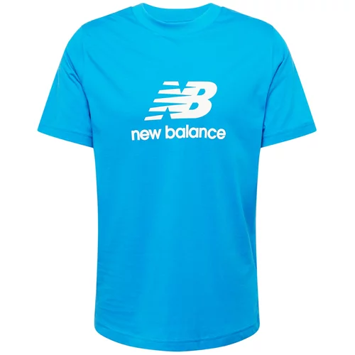 New Balance Majica kraljevo modra / bela