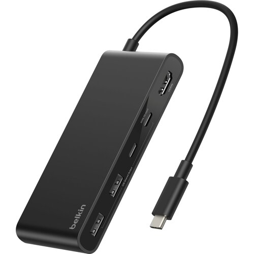 Belkin CONNECT USB-C 7-in-1 mit Dual USB-C Ports,schw.AVC023hqBK Slike