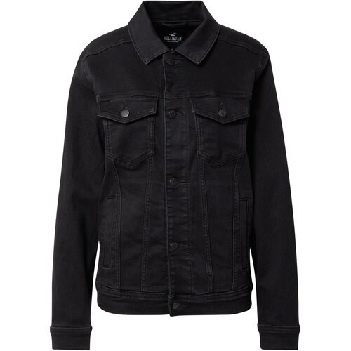 Hollister Prehodna jakna črn denim Slike