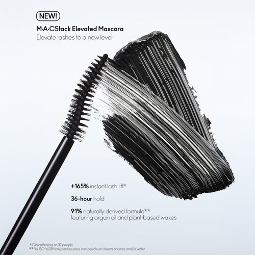 MAC Cosmetics M&amp;middot;A&amp;middot;CStack Elevated Mascara dolgoobstojna maskara za volumen in vihanje trepalnic 8 ml Slike