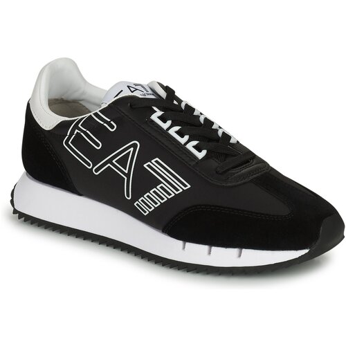 Ea7 Emporio Armani Nizke superge BLACK WHITE VINTAGE Črna Slike