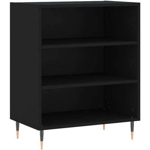 VidaXL Komoda črna 57x35x70 cm inženirski les, (20803925) Slike