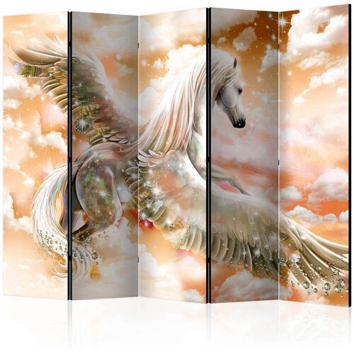  Paravan u 5 dijelova - Pegasus (Orange) II [Room Dividers] 225x172 Slike