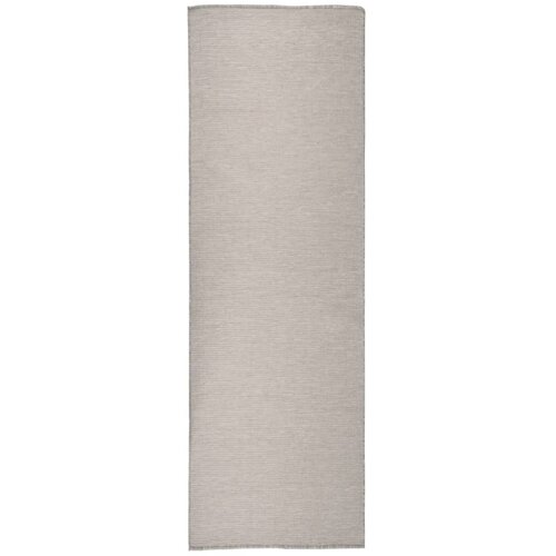 Furnova Zunanja preproga ploščato tkanje 80x250 cm taupe, (21930618) Cene