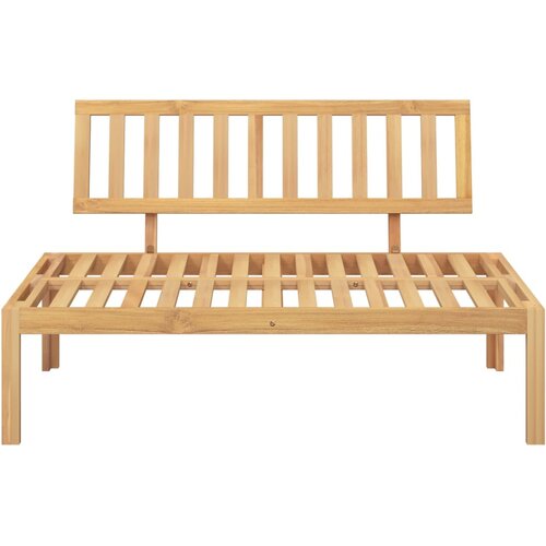  Srednja vrtna sofa od paleta od masivnog bagremovog drva Slike