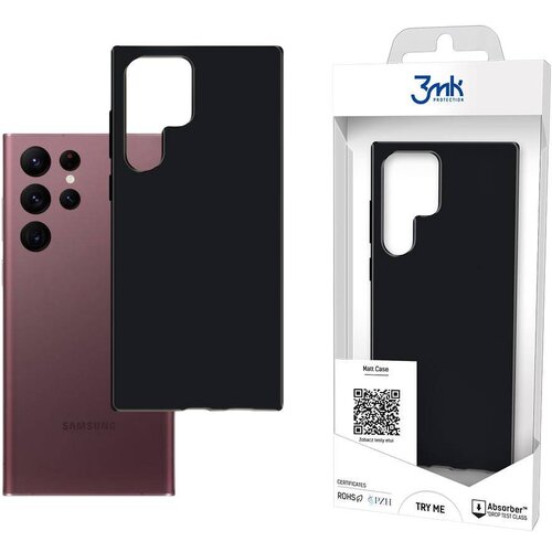 3mk OVITEK MATT ZA SAMSUNG GALAXY S22 ULTRA 5G ČRN, (21970782) Cene