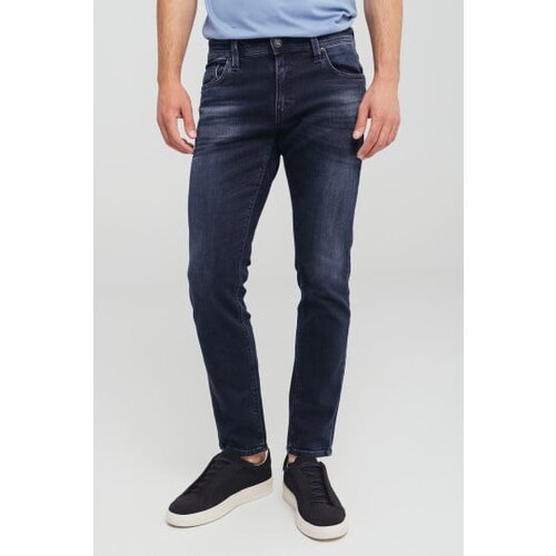 Legendww farmerice sa suzenim nogavicama i niskim strukom u tamno plavom denimu -model 106 Cene