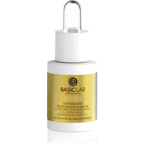 BasicLab Dermocosmetics Esteticus antioksidantni oljni serum za obraz 6% Vitamin C 15 ml Slike