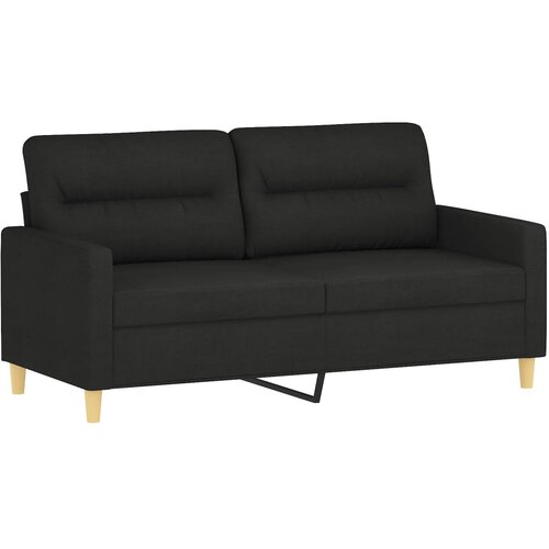 Maison Chic Dvosed kavč - Sofa - Kanape črn 140 cm blago, (21726811) Cene