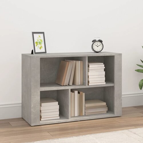 The Living Store Komoda betonsko siva 80x30x54 cm inženirski les - Komoda, (21663350) Slike