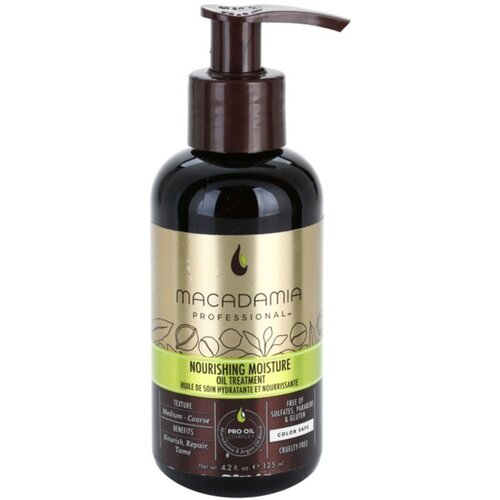 Macadamia Professional nourishing Moisture negovalno olje za normalne do grobe lase 125 ml za ženske Cene