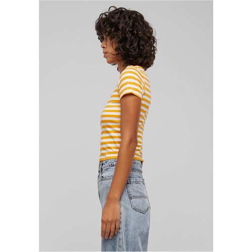 Urban Classics Women's short t-shirt with stripes white/magicmango Cijene