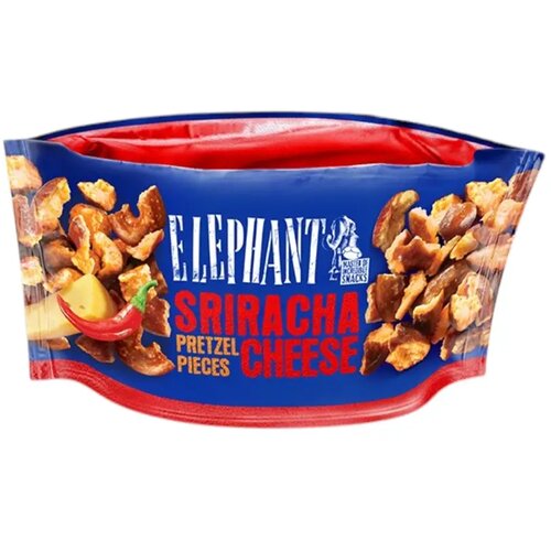 ELEPHANT Grickalica komadići pereca - komadići s okusom sriracha umaka i sira, 75 g Cijene