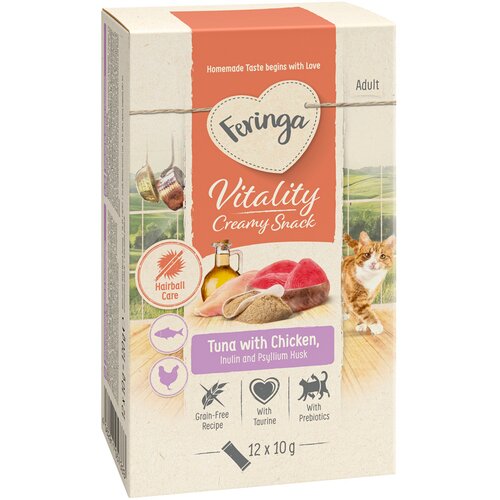 Feringa Vitality Creamy Snacks - Tuna s piletinom (12 x 10 g) Slike