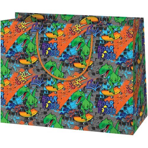 Cardex Cardex: Velika darilna vrečka Dino deska party, 26,7x13,7x33 cm Cene