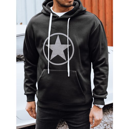 DStreet Crna majica s kapuljačom i zvijezdom Slike